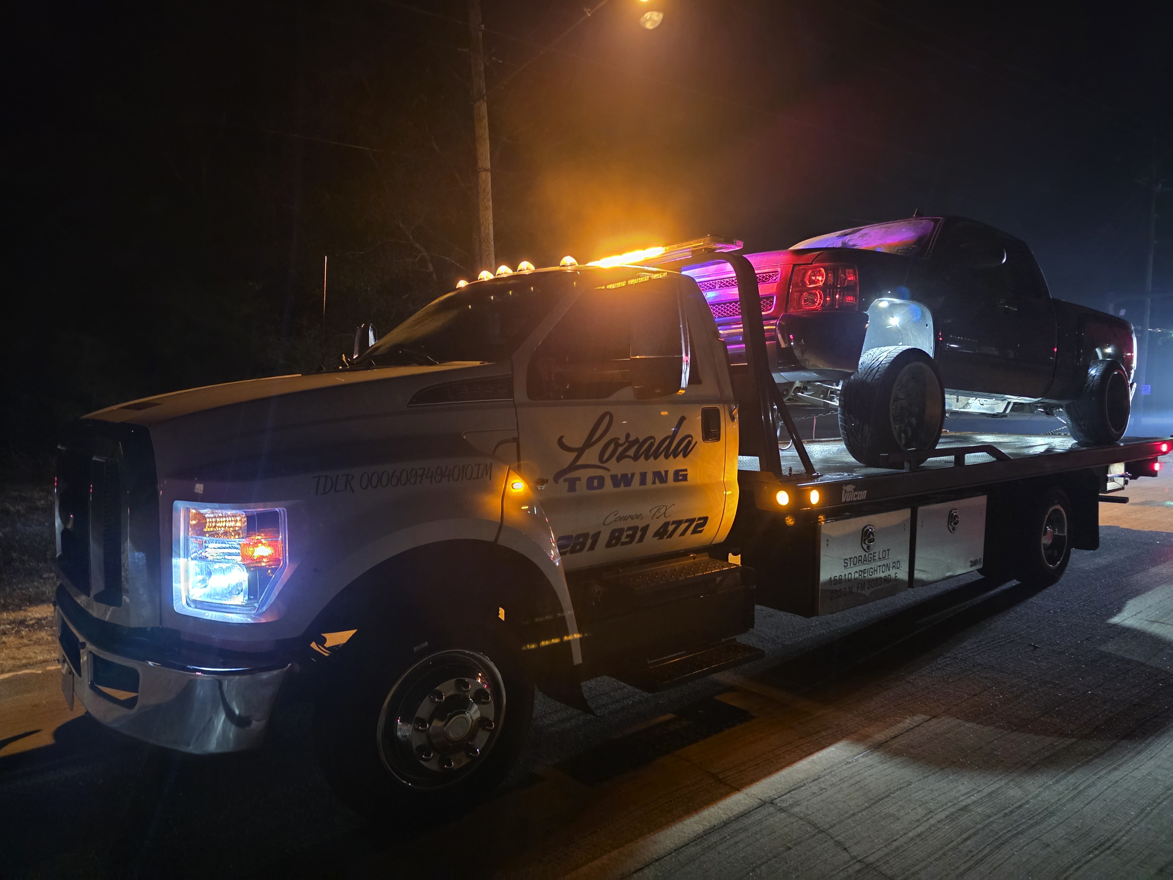 Lozada Towing night recovery dispatch